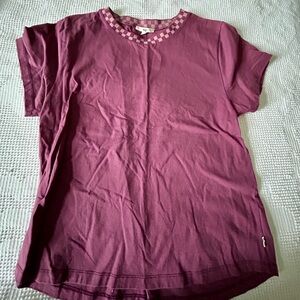 Vans Women's Short Sleeve Purple Tee